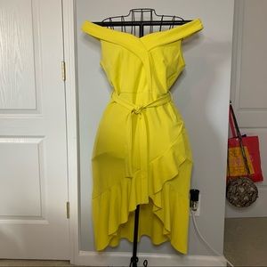 Lime Ruffle Dress